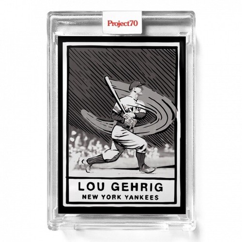 joshua vides　topps project70 lou gerring 2021 Topps Project70® #250 ⚾️ 1957 Lou Gehrig by Joshua