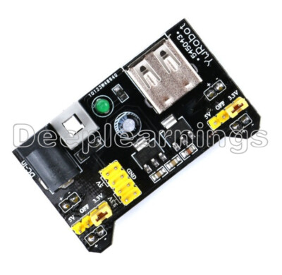 2PCS MB102 Breadboard Power Supply Module 3.3V 5V For Arduino Solderless NEW