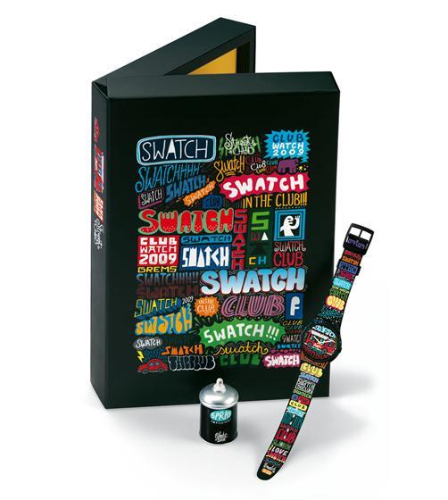 swatch CLUB WATCH 2009 GREMS 新品未使用です。 Swatch Special - Street Club - SUJZ111 - Grems - Mint - 2009