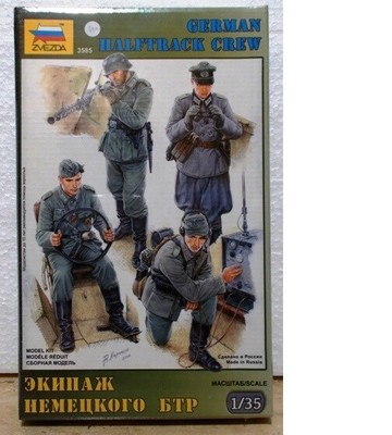 ZVEZDA 3585 German Half Track Crew 1/35
