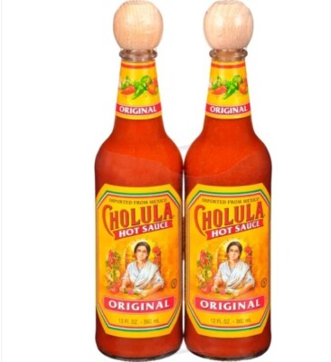 2-Pack Cholula Original Hot Sauce Mexican Peppers Signature Spice ~ Bigger 12Oz