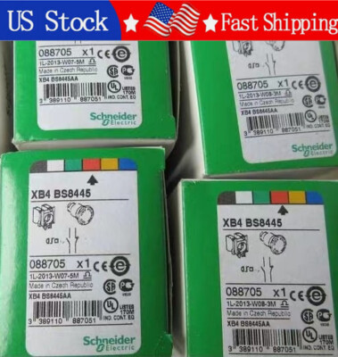 XB4BS8445 1PC New Schneider XB4BS8445 Emergency Stop Push Button  Fast ship
