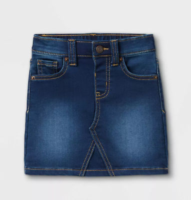Jean skirt top for toddler girl