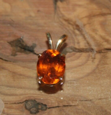 Orange topaz necklace deals