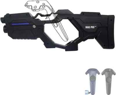 MAG P90 VR Gun Controller Holder BeswinVR for HTC VIVE 1.0, Vive Pro 2.0 Plastic