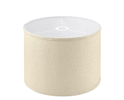 Linen lamp clearance shade small