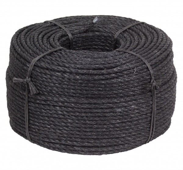 6-12 mm schwarzes Sisalseil für Kratzbäume (versch. Längen)