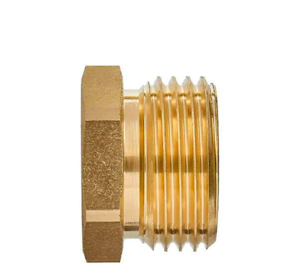 Everbilt LFA-668 3/4 in. MH x 1/2 in. FIP Garden Hose Brass Adapter Fitting