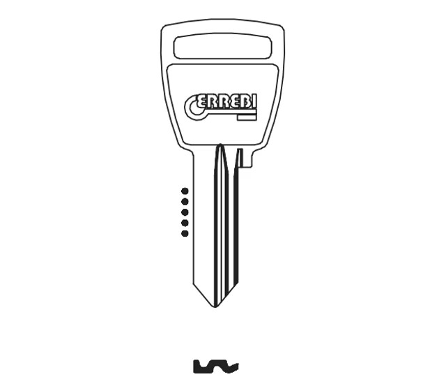 2X SOFI Key Blank For Cutting Suitable For SO4S, SILCA SI4R, JMA SOFI-1, HD SO4R