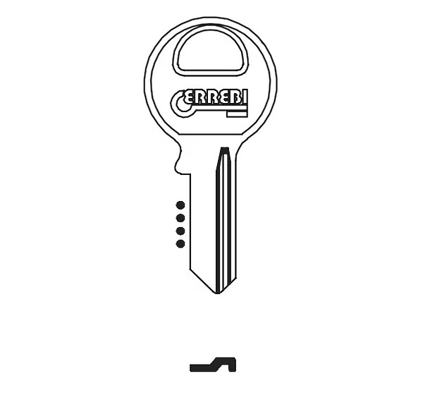 2X SQUIRE Key Blank For Cutting Suitable For SQ4PD, , SILCA SQ1 , JMA SQ-1