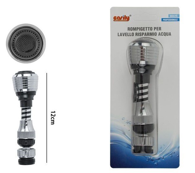 Aeratore Rompigetto Rubinetto Cucina Cromato Filtro Snodato 69271 dfh