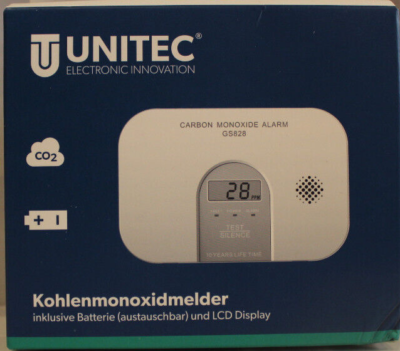 Unitec Kohlenmonoxidmelder - weiss - Neu - KG2 82399 | eBay