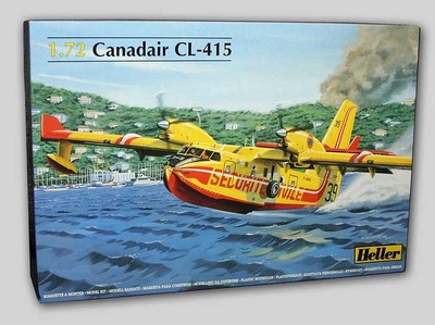 Heller 80370 1:72nd scale Canadair CL415 Aerial firefighting Amphibous aircraft