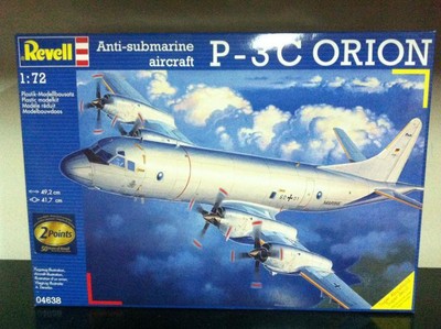 Revell Kit Mounting 1:72 4638 Anti-Submarine Aircraft P-3 C ORION MIB 2006