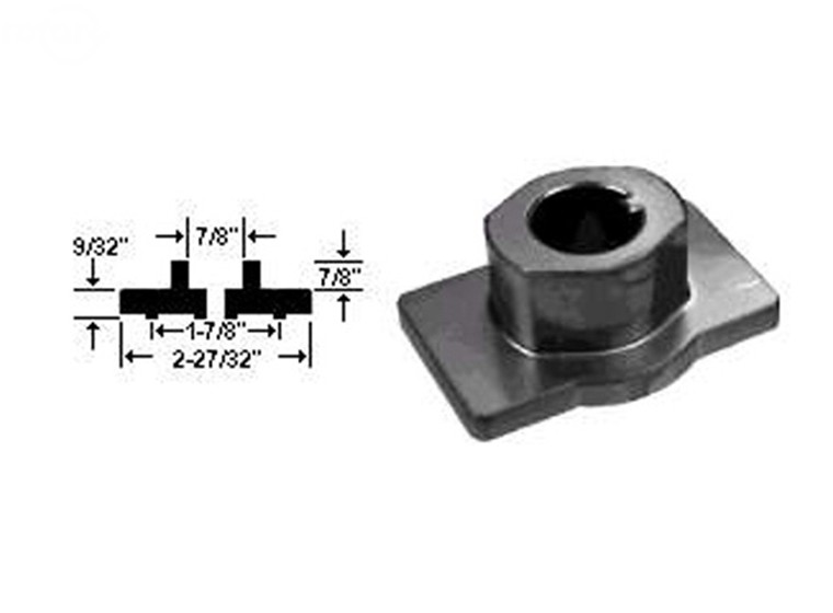 GENUINE ROTARY PART # 8753 BLADE ADAPTER FOR AYP/ROPER/SEARS