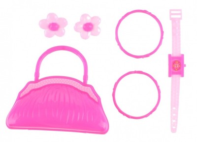 PMS schmuckset Bag Mädchen 6-teilig dunkelrosa