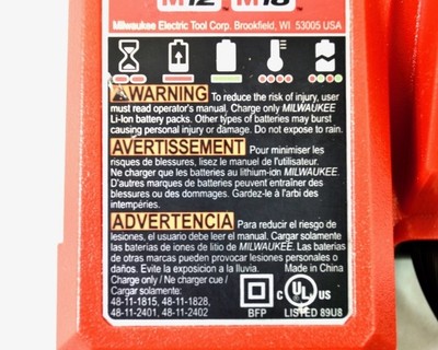 Milwaukee Charger M12, M18