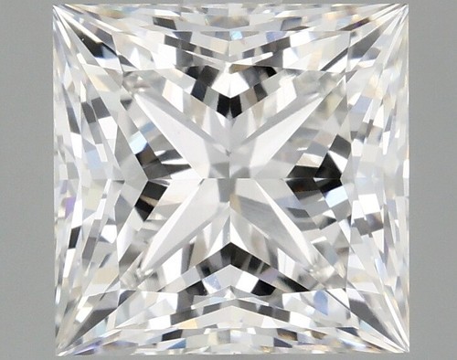 2.9 Ct Princess IGI Certified Loose Lab Grown CVD Diamond F Color VS1 Clarity