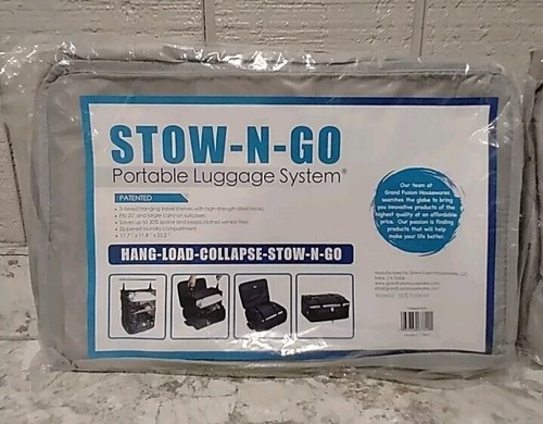 (1) Single Grand Fusion Stow-N-Go 3-Tiered Hanging Travel System 18" x 12" x 25"