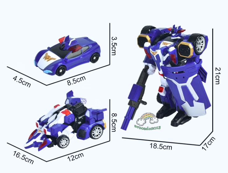 Tobot V Galaxy Detectives Storm Joe Transforming Vehicles Robot Figure Toy