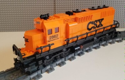 Custom Train CSX MOW GP40 Engine -Please Read Item Description-