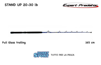 CANNA PER PICCOLA TRAINA STAND UP  classe 20 30  LB  PESCA MARE BARCA