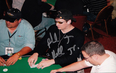 Phil Hellmuth 1989, 2012 World Series of Poker Winner, Hall of Fame SIGNED 4x6