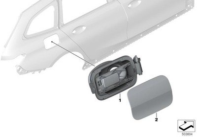 BMW SERIE 3 G21 FUEL TANK FILLER FLAP 51177433409 NEW AUTHENTIC