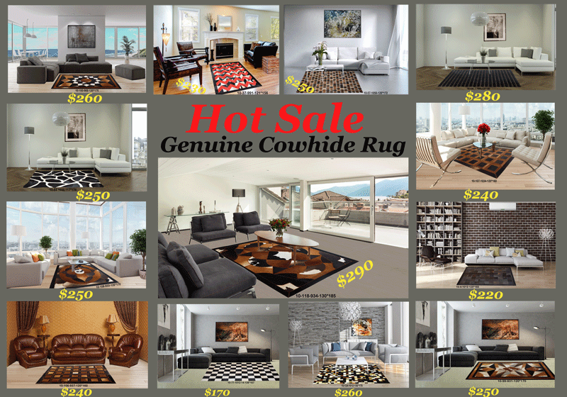 Cowhide Rug Cow Skin Rug Handmade Rug 10 Melbourne Region