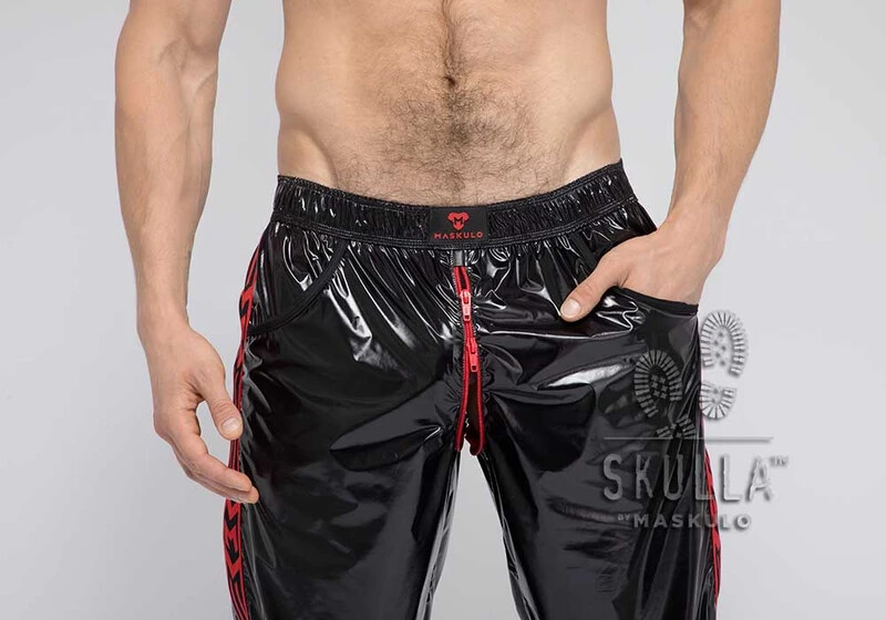 上質で快適 Maskulo Skulla Bulldog Harnas L-XL Red i9tmg.com.br