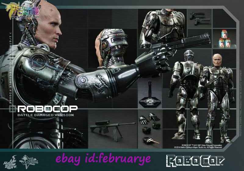 Hot Toys 1/6 Mms265 RoboCop(Battle Damaged Version)Action