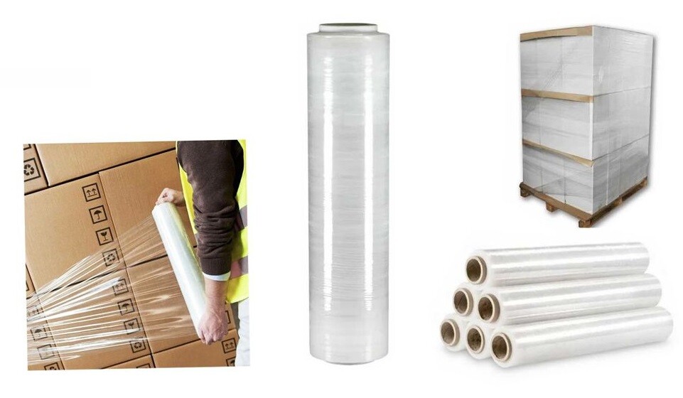 Pellicola Trasparente Imballaggio Film Estensibile Pacco Spedizioni Rotolo cir