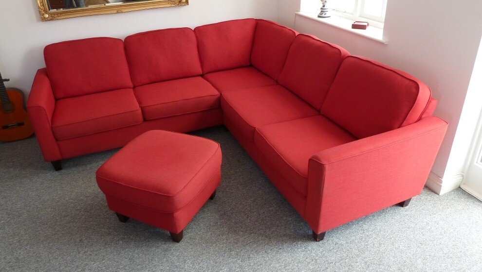 SOLD !!! Red corner sofa in VGC in Gosport, Hampshire Gumtree