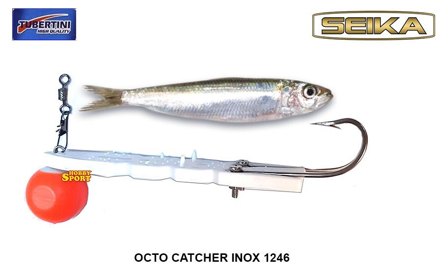 POLPARA SEIKA OCTO CATCHER INOX 1246 BIANCO  PESCA MARE POLPO