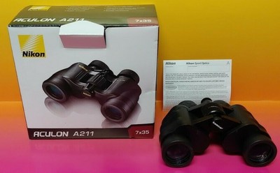 Nikon 7x35 Aculon A211 Binocular (Black) Awesome Condition w/ box used once