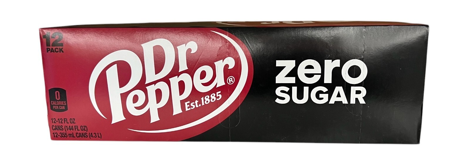 Dr Pepper Zero Sugar Soda 12 pack | eBay