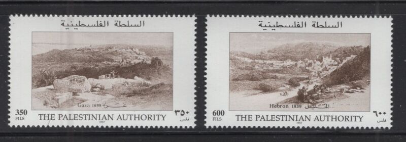 Palestine #66-67 (1997 Historic Views set) VFMNH CV $4.00