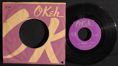 Major Lance-The Monkey Time-Okeh 4-7175-Vintage 1963 Funk Soul 45-Okeh Co Slv!!!