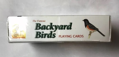 Heritage Playing Cards Backyard Birds 2005 Fun Educational Sealed New