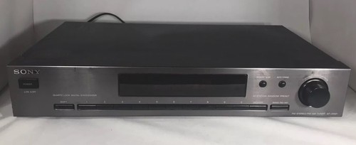 Sony ST-JX521 Quartz Lock Digital Synthesizer FM Stereo AM Tuner Tested (H)