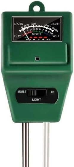 MKKENLEY 3 in 1 Soil Tester, Soil PH Tester, Soil PH Meter, For plant, Garden