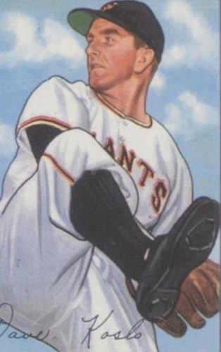 1987 C.C.C. 1952 Bowman Reprints - Dave Koslo #182