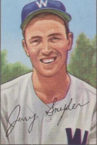 1987 C.C.C. 1952 Bowman Reprints - Jerry Snyder #246