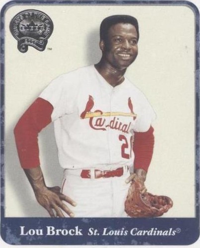 2001 Fleer Greats of the Game - Lou Brock #8