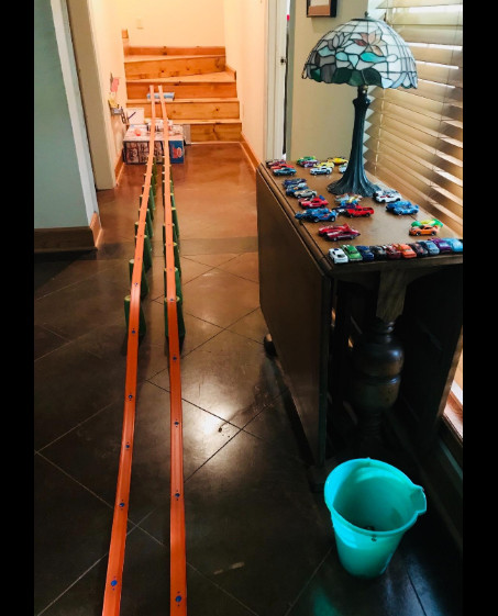 Hot Wheels Raceway Long Race Track Builder With Car Large