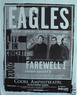 FAREWELL TO EAGLES ポスター 1971-1982 FAREWELL TO EAGLES ポスター 1971-1982