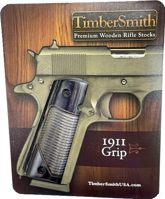 1911 Government Fullsize SHIELD Black Laminate TimberSmith New Grips