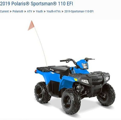 2019 Polaris Sportsman 110 EFI Blue