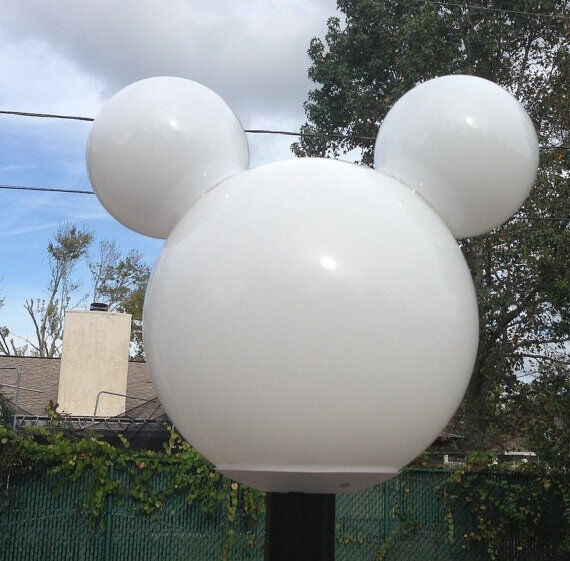 Mickey Mouse Globes for Lamp Posts