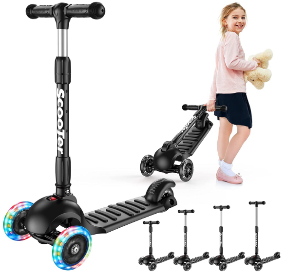 Monopatín Scooter 4 Ruedas Infantil Niño/Niña Reforzado - tecnobel